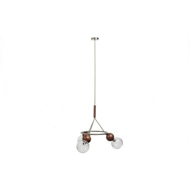 BePureHome Babble hanglamp 3 bollen glas walnoot-DE EEKHOORN [BO] (wonen)-Bouwhof shop