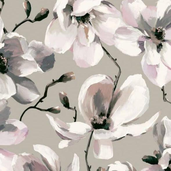 Behang Flora magnolia's grijs-NOORDWAND [BO]-Bouwhof shop