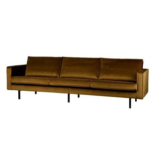 Bepurehome rodeo bank 3-zits velvet honing geel-DE EEKHOORN [BO]-Bouwhof shop (6581350695088)