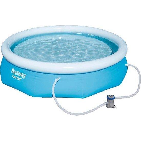 BESTWAY ZWEMBAD FAST SET SET ROND 305-AQUA-FUN | ALPC-Bouwhof shop (6569545007280)