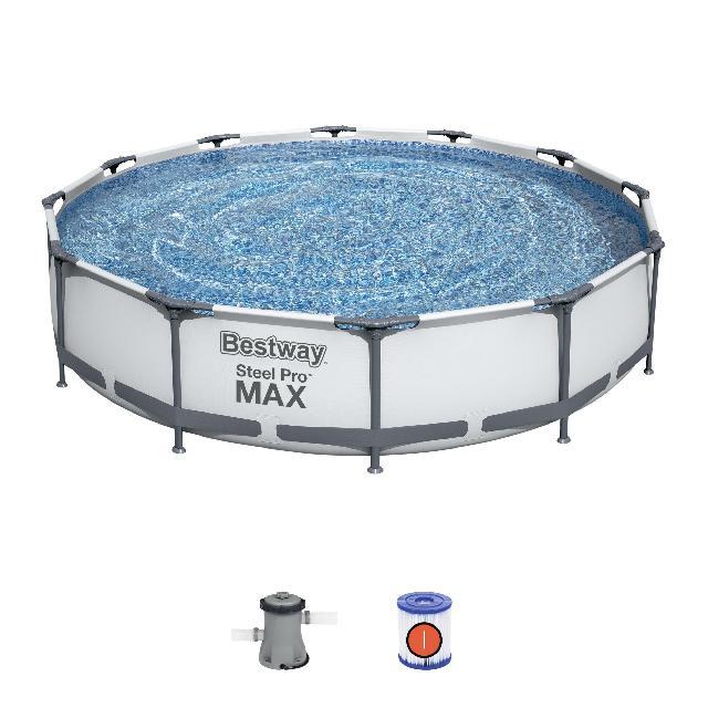 Bestway zwembad steel pro max set rond 366-AQUA-FUN | ALPC-Bouwhof shop (6631869907120)