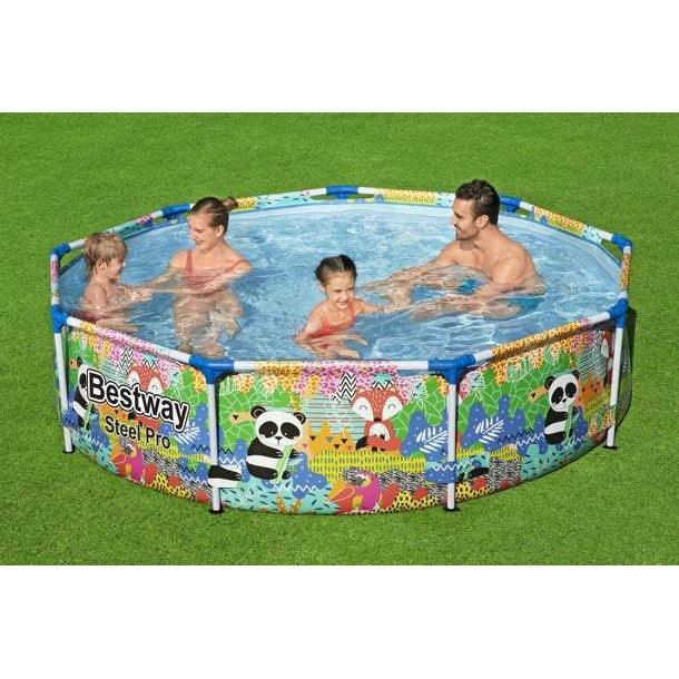 Bestway zwembad steel pro rond dieren 274-AQUA-FUN | ALPC-Bouwhof shop (6751837585584)