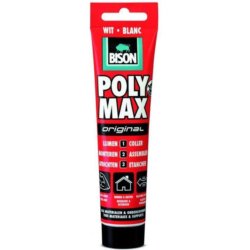 Bison Poly Max Original 165 gram hangtube wit-AKZO NOBEL COATINGS (verf & behang)-Bouwhof shop (6690957852848)