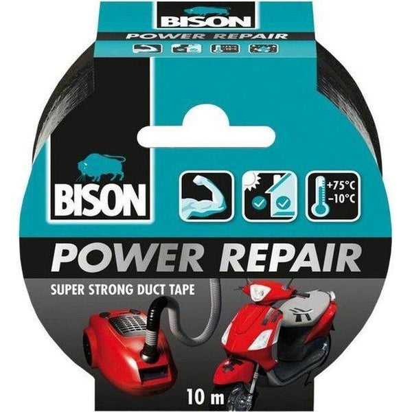 Bison Power Repair tape zwart 10 meter-AKZO NOBEL COATINGS (verf & behang)-Bouwhof shop (6727146897584)