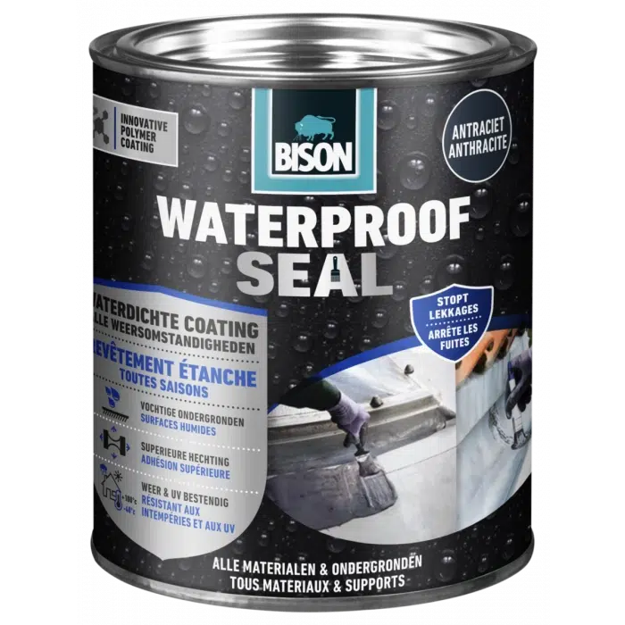 Bison Waterproof Seal antraciet 1 kg-AKZO NOBEL COATINGS (verf & behang)-Bouwhof shop
