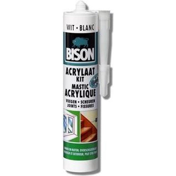 Bison acrylaatkit 310 ml. wit-AKZO NOBEL COATINGS (verf & behang)-Bouwhof shop (7072530104496)