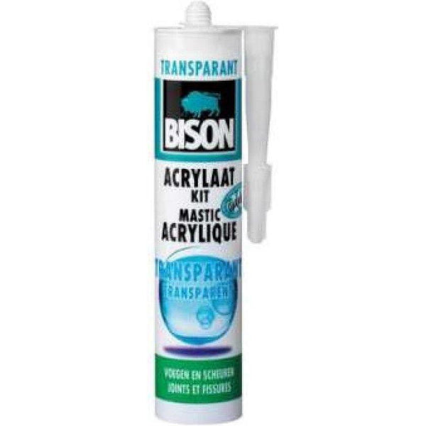 BISON ACRYLAATKIT TRANSPARANT -300ML/KOKER-AKZO NOBEL COATINGS (verf & behang)-Bouwhof shop (6214589153456)