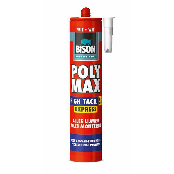 BISON POLY MAX HIGH TACK EXPRESS WIT 425 GR. (DUOPACK)-AKZO NOBEL COATINGS (verf & behang)-Bouwhof shop (6170262241456)