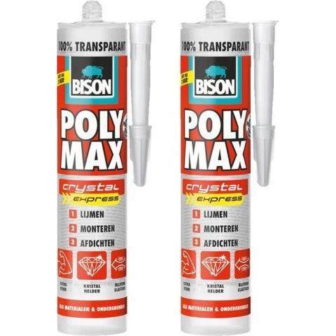 BISON POLYMAX CRYSTAL TRANSPARANT 300 GR. (DUOPACK) Default Title (6135158210736)