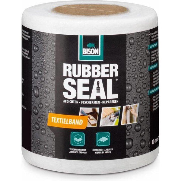 BISON RUBBER SEAL TEXTIELBAND ROL 10CMX10MTR-AKZO NOBEL COATINGS (verf & behang)-Bouwhof shop (6535794229424)