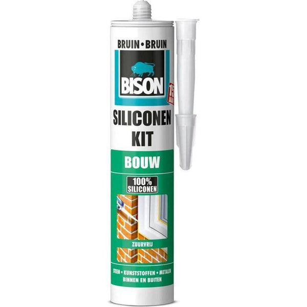 BISON SIL.KIT BOUW BRUIN 300ML/KOKER-AKZO NOBEL COATINGS (verf & behang)-Bouwhof shop (6535681736880)