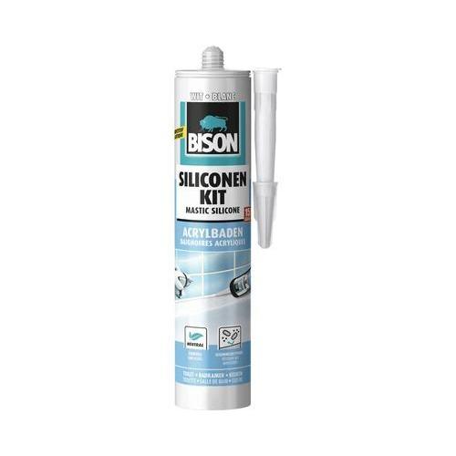 BISON SILICONENKIT ACRYLBAD 310ML WIT-AKZO NOBEL COATINGS (verf & behang)-Bouwhof shop (6581350400176)