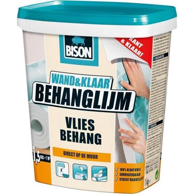 BISON WAND&KLAAR BEHANGLIJM VLIESBEHANG 1KG/POT-AKZO NOBEL COATINGS (verf & behang)-Bouwhof shop (6217851732144)