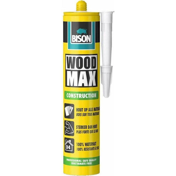 BISON WOOD MAX HOUTCONSTRUCTIELIJM 380GR/KOKER-AKZO NOBEL COATINGS (verf & behang)-Bouwhof shop (6535794294960)