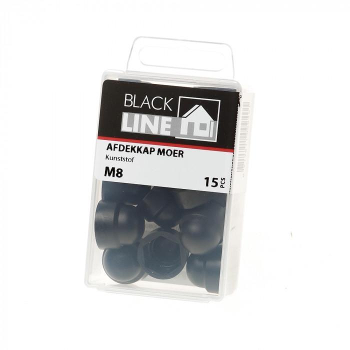 BLACKLINE AFDEKKAPJE KUNSTSTOF ZWART M8 (15)-HOENDERDAAL-Bouwhof shop (6137715196080)
