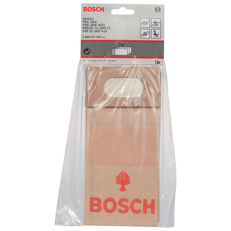 Bosch Pro filterzak papier (3 stuks)-ROBERT BOSCH [BO]-Bouwhof shop (6157828587696)