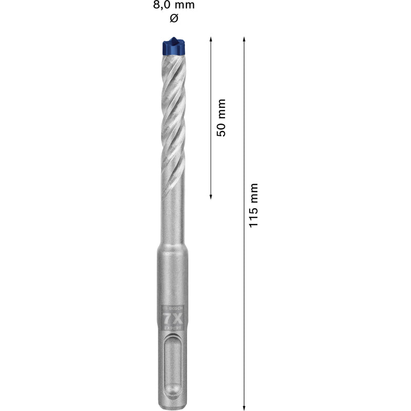 Bosch expert hamerboor sds plus-7x 8x50x115mm-ROBERT BOSCH-Bouwhof shop (6979981803696)