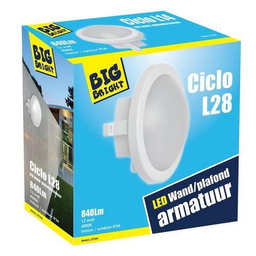 BULKHEAD CICLO L28 LED ARMATUUR12W-BESLI (installatie)-Bouwhof shop (6168548868272)