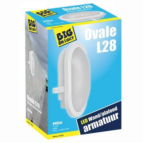 BULKHEAD OVALE L28 LED ARMATUUR 12W-BESLI (installatie)-Bouwhof shop (6168548901040)