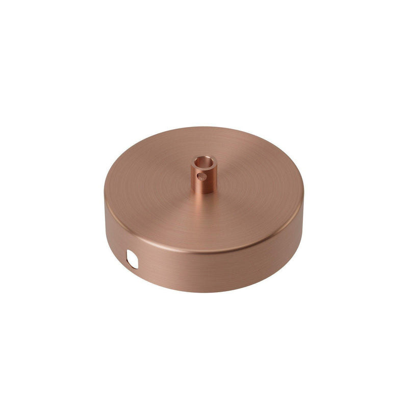 CALEX METALEN PLAFONDPLAAT 100MM 1 GAT. MATT COPPER-ELECTRO CIRKEL (installatie)-Bouwhof shop (6585987170480)