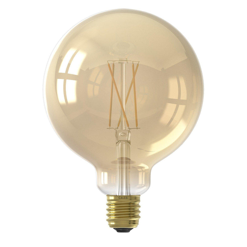 CALEX SMART LED FILAMENT GOLD GLOBE-LAMP G125 E27 220-240V 7W 806LM 1800-3000K-ELECTRO CIRKEL (installatie)-Bouwhof shop (6585990807728)