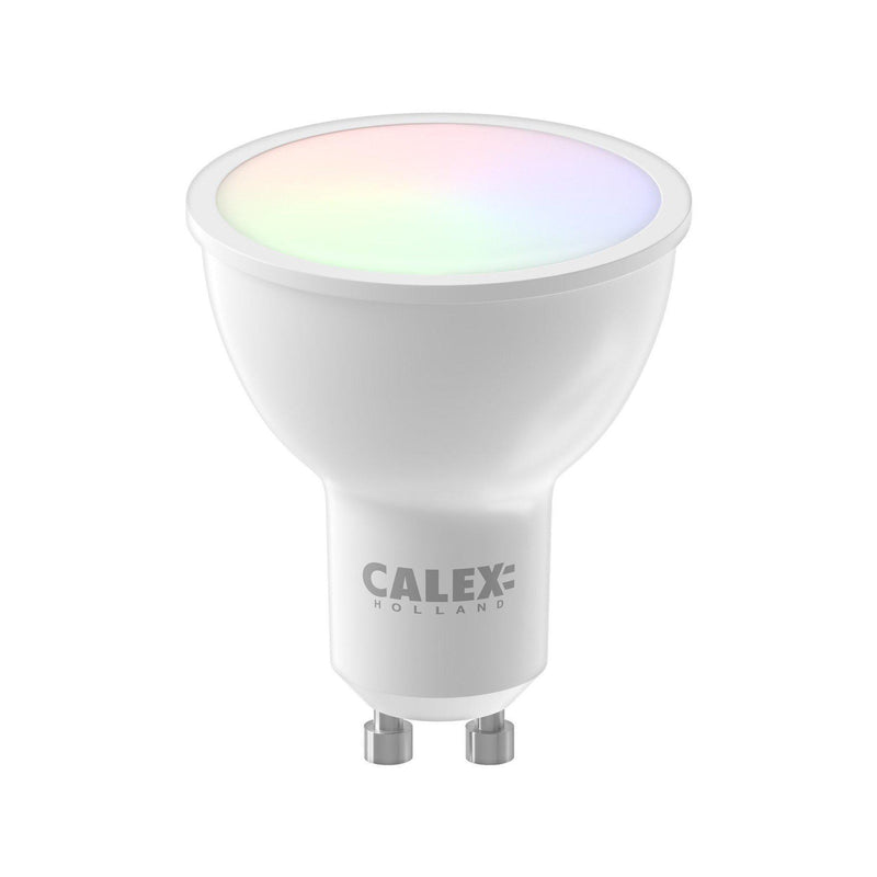 CALEX SMART LED REFLECTOR-LAMP GU10 220-240V 5W 350LM 2200-4000K+RGB-ELECTRO CIRKEL (installatie)-Bouwhof shop (6585991528624)