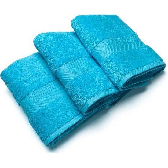 CASALIN GASTENDOEK ROYAL TOUCH TURQUOISE 40X70-OURSON-Bouwhof shop (6179630907568)