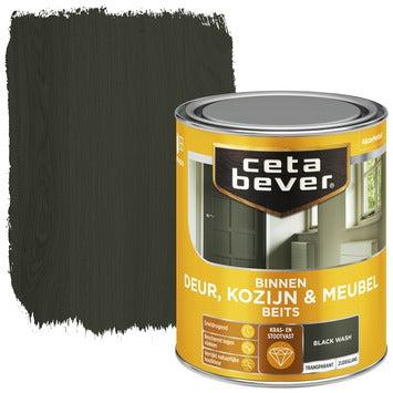 Ceta Bever Deur & Kozijn binnenbeits transparant 0597 black wash 750 ml.-AKZO NOBEL COATINGS (verf & behang)-Bouwhof shop