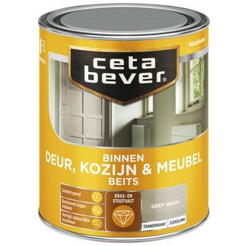 Ceta Bever Deur & Kozijn binnenbeits transparant grey wash 750 ml.-AKZO NOBEL COATINGS (verf & behang)-Bouwhof shop