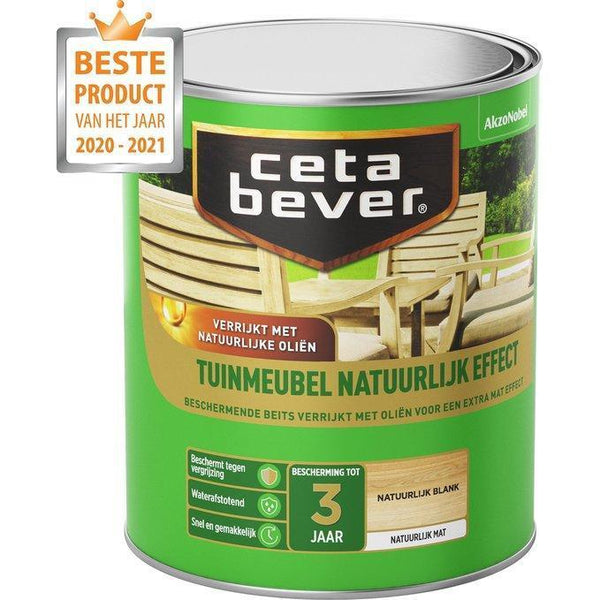 Ceta Bever tuinmeubelbeits natuurlijk blank 750 ml.-AKZO NOBEL COATINGS (verf & behang)-Bouwhof shop (6712871780528)