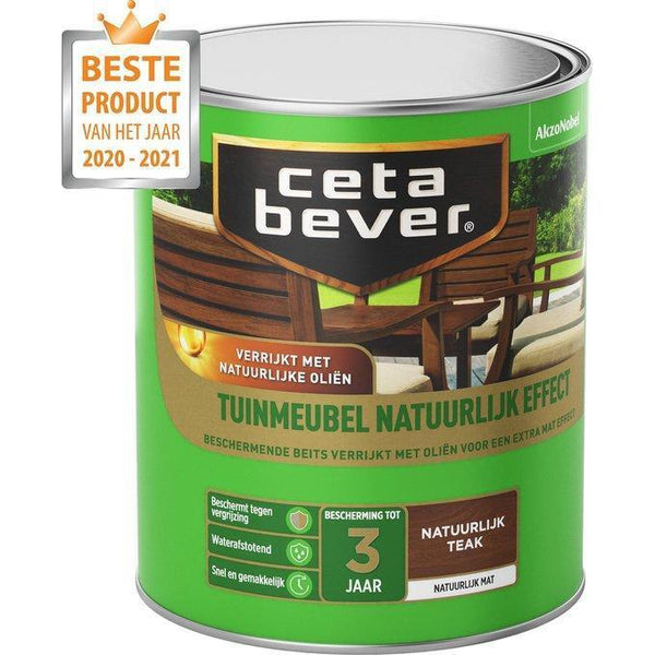 Ceta Bever tuinmeubelbeits natuurlijk teak 750 ml.-AKZO NOBEL COATINGS (verf & behang)-Bouwhof shop (6712871813296)