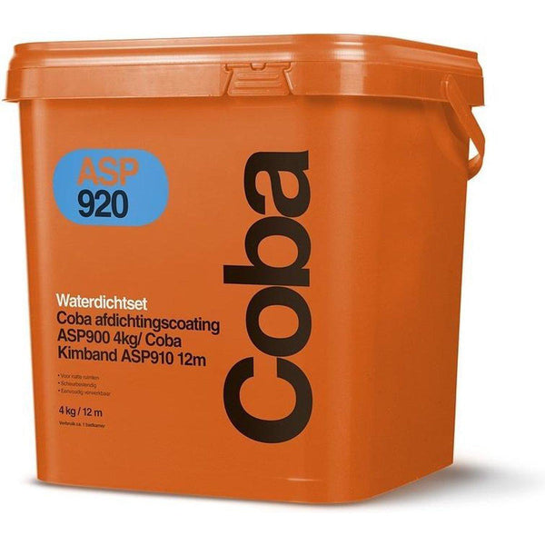Coba ASP 920 Waterdichtset voor het afdichten van hoekaansluitingen 4kg+12 mtr.-COBA-Bouwhof shop