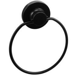 Cornat 3in1 handdoekhouder ring zwart-CONMETALL (sanitair) | CELLE-Bouwhof shop