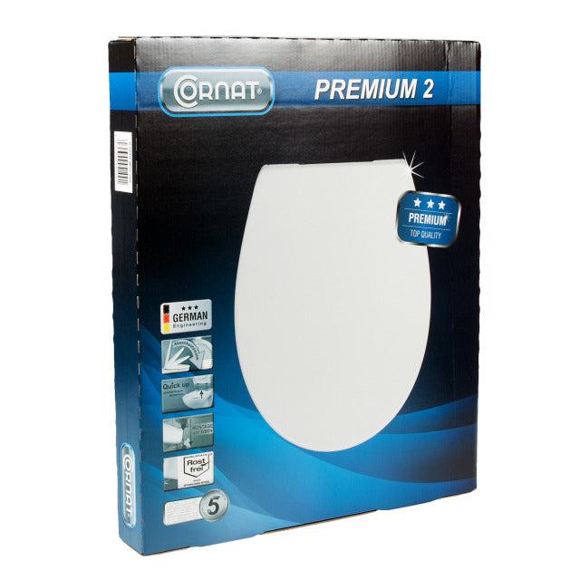 Cornat Premium 2 wc-bril afneembaar wit-CONMETALL (sanitair) | CELLE-Bouwhof shop