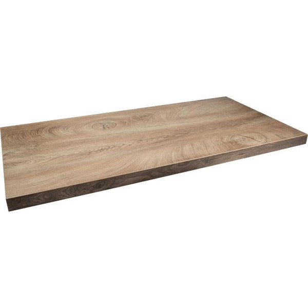 Cornat plank opzetwastafel 100x50cm eiken-CONMETALL (sanitair) | CELLE-Bouwhof shop