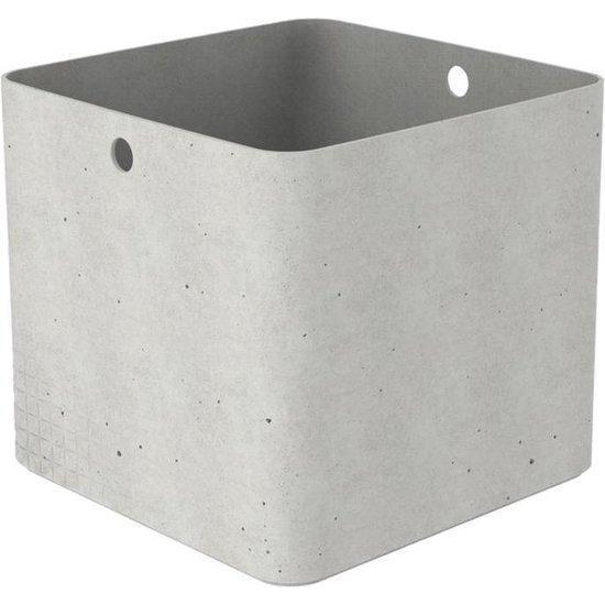 CURVER BETON BOX XL 18 LITER LICHTGRIJS-KETER BENELUX-Bouwhof shop (6606393114800)