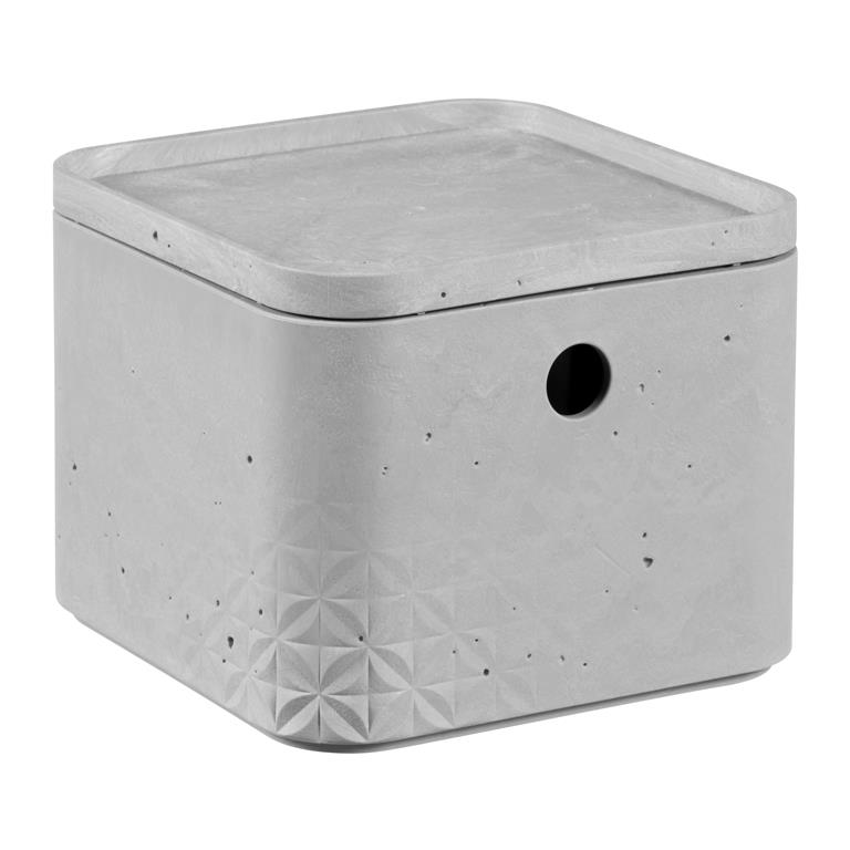 Curver beton box xs 3 ltr. Lichtgrijs-KETER BENELUX-Bouwhof shop (6171995799728)