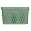 Curver infinity box dots 17 liter - 100% recycled groen-KETER BENELUX-Bouwhof shop (6569551265968)