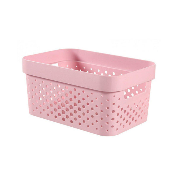 CURVER INFINITY BOX DOTS 4.5 LITER - 100% RECYCLED ROZE-KETER BENELUX-Bouwhof shop (6569551167664)