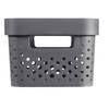 Curver infinity box dots 4.5 Ltr. - 100% Recycled donkergrijs-KETER BENELUX-Bouwhof shop (6171995406512)