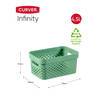 Curver infinity box dots 4.5 Ltr. - 100% Recycled groen-KETER BENELUX-Bouwhof shop (6171995340976)