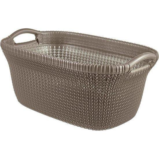 CURVER KNIT WASMAND 40 LTR. HARVEST BROWN-KETER BENELUX-Bouwhof shop (6171996127408)