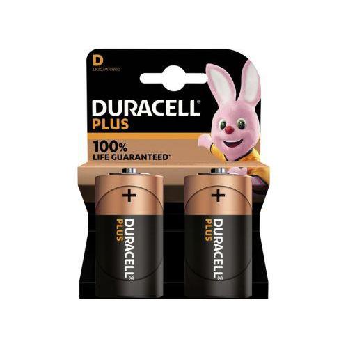 Duracell Plus Alkaline 100% D 2 pack (LR20)-BATTERY SALES EUROPE-Bouwhof shop (6936649859248)