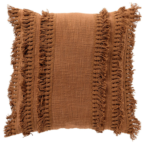 Dutch Decor sierkussen Fara 45x45 Tobacco Brown-ROGON (wonen)-Bouwhof shop