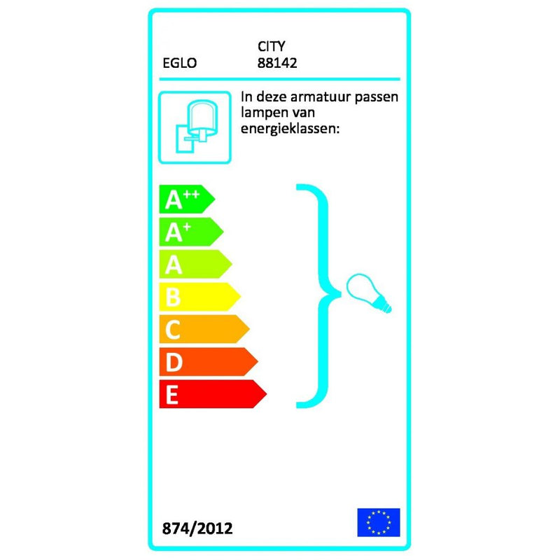 Eglo Outdoor City plafonniere rvs met bewegingssensor (7093193572528)