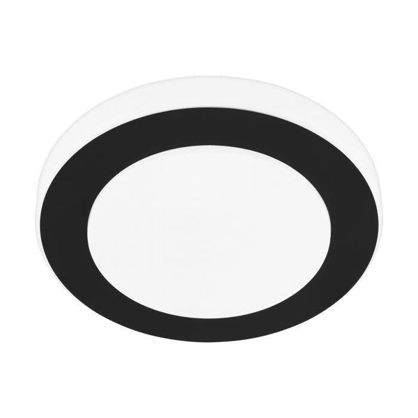 PLAFONNIERE LED CARPI IP44 D-300 11W ZWART/WIT-EGLO VERLICHTING NEDERLAND B.V-Bouwhof shop (6160441213104)