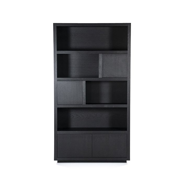 Eleonora kabinet Helsinki 120x220cm 4-deurs zwart-ELEONORA [BO] (wonen)-Bouwhof shop