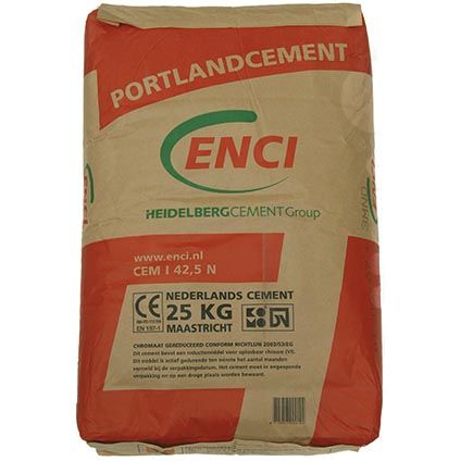 Enci Portlandcement 25kg-BOUWLOG [BO] (bouwen)-Bouwhof shop