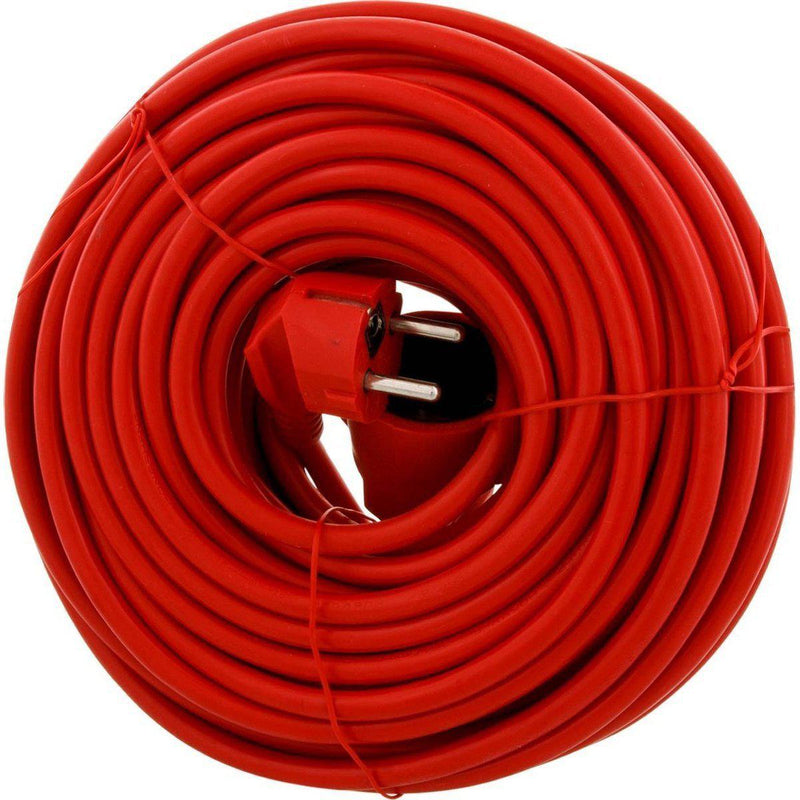 Exin verlengsnoer randaarde / 3500W / 3 x 1.5 Mm² / 25 Meter / Rood-SHI (electra)-Bouwhof shop (6135346987184)