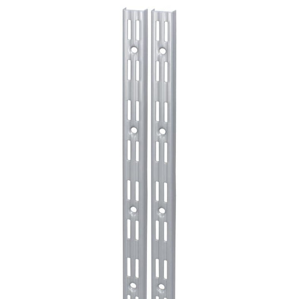 F-Railset Dubbel Mat zilver 50cm 6pp (7081279914160)